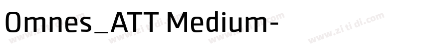 Omnes_ATT Medium字体转换 Omnes_ATT Medium字体转换